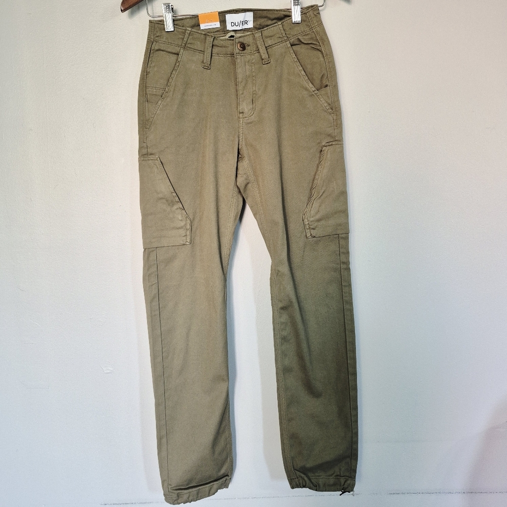 Duer Du/er Live Free Adventure Jogger Pant In Olive Green 24 X 30